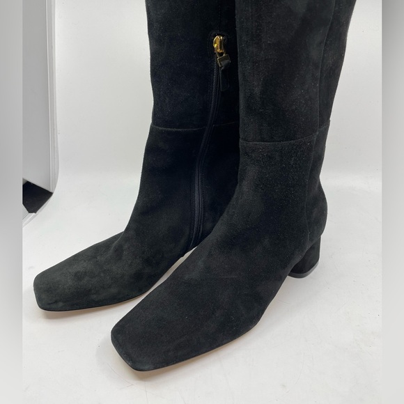 Diane B made in Italy black suede knee high boots size 36 - Picture 5 of 17
